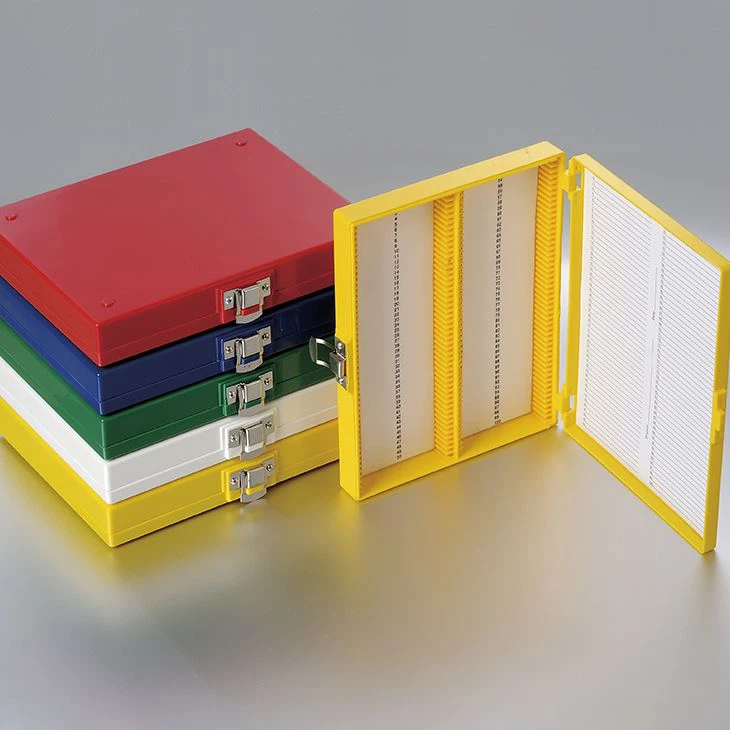 25 پلیس، 100 پلیس، جھاگ، کارک سلائیڈ ذخیرہ باکس / biologix