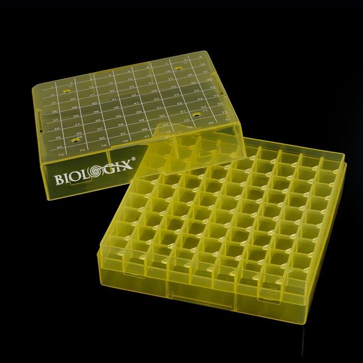 Plastic Cryobox 81 Well PC PP Freezing Tube Cryogenic Storage