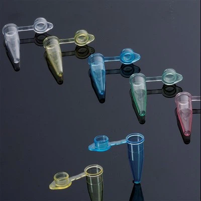 0.2ml اکیلا فلیٹ کیپ گنبد ٹوپی PCR نلیاں